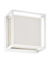 CHAMONIX * PLAFÓN/APLIQUE EXTERIOR BLANCO LED IP65 - 9W - CCT 2700K-3200K-4000K